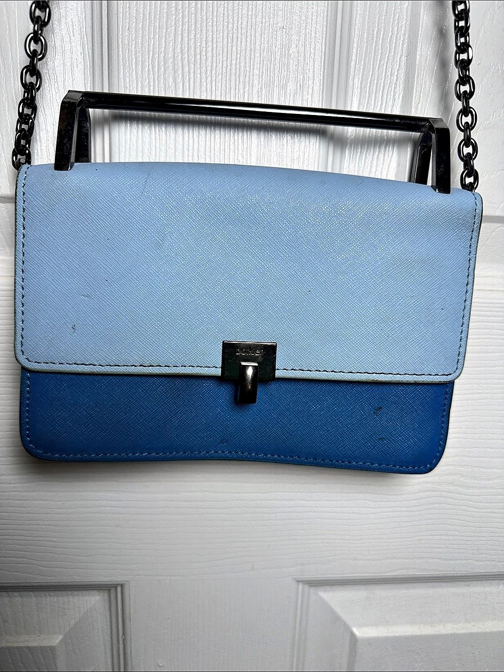 botkier Color Block Shoulder Bag Blue